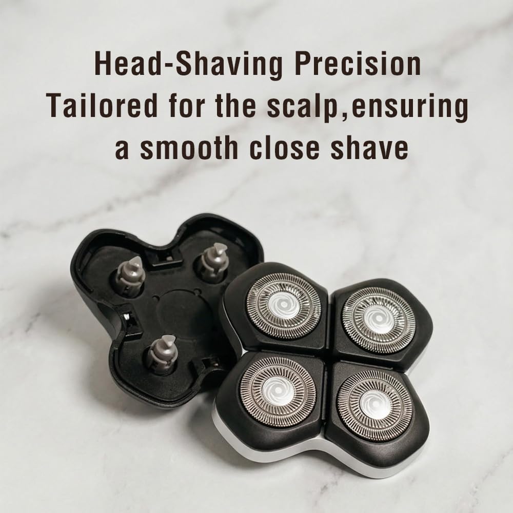 2 Set Replacement Blades Compatible with Freebird Flexseries Pro Head Shaver Kit - Refill Blades - High-Performance Blades for Smooth Shaving