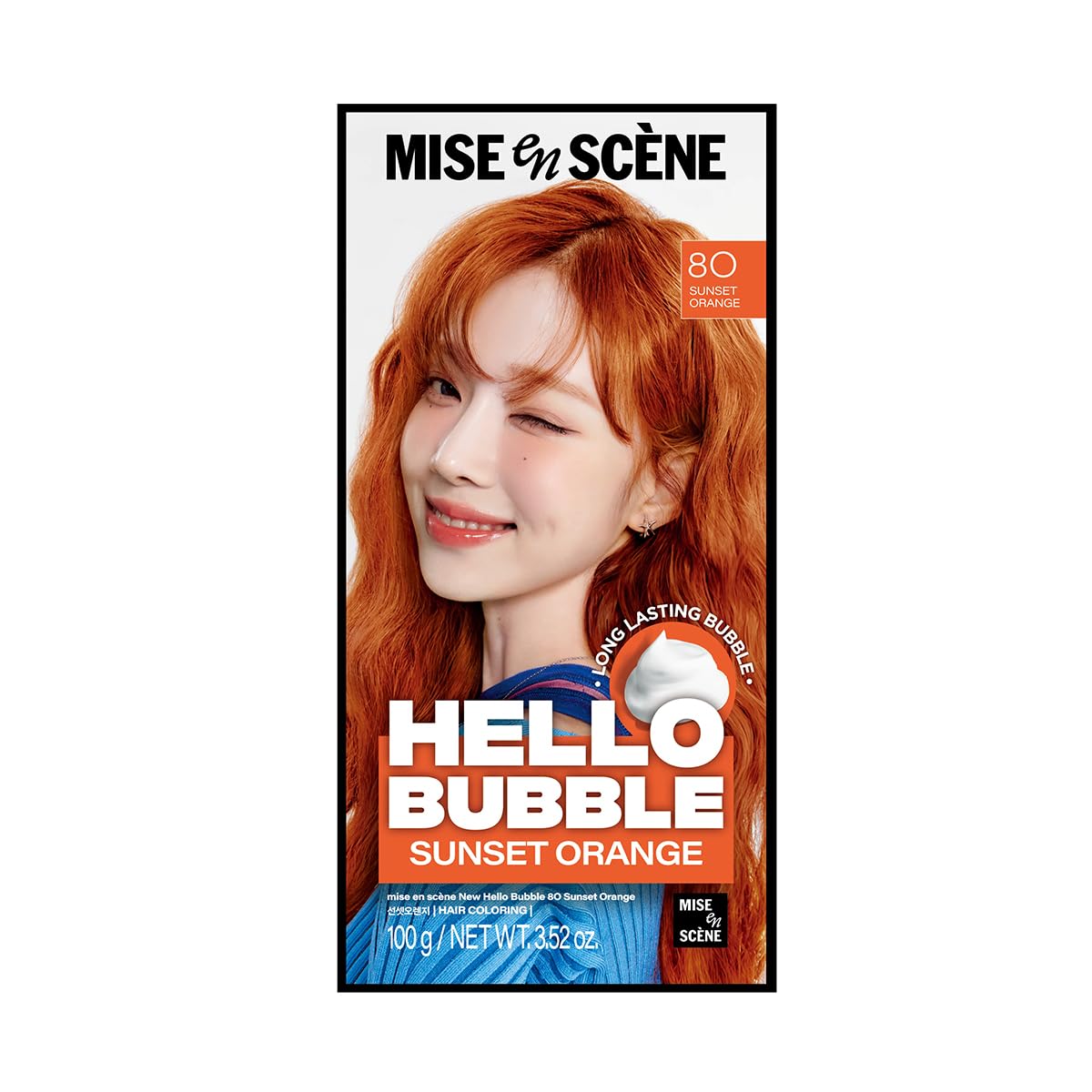 Hello Bubble Hair Color Dye Set - Ash Rose 7AR | Vibrant Korean Hair Color