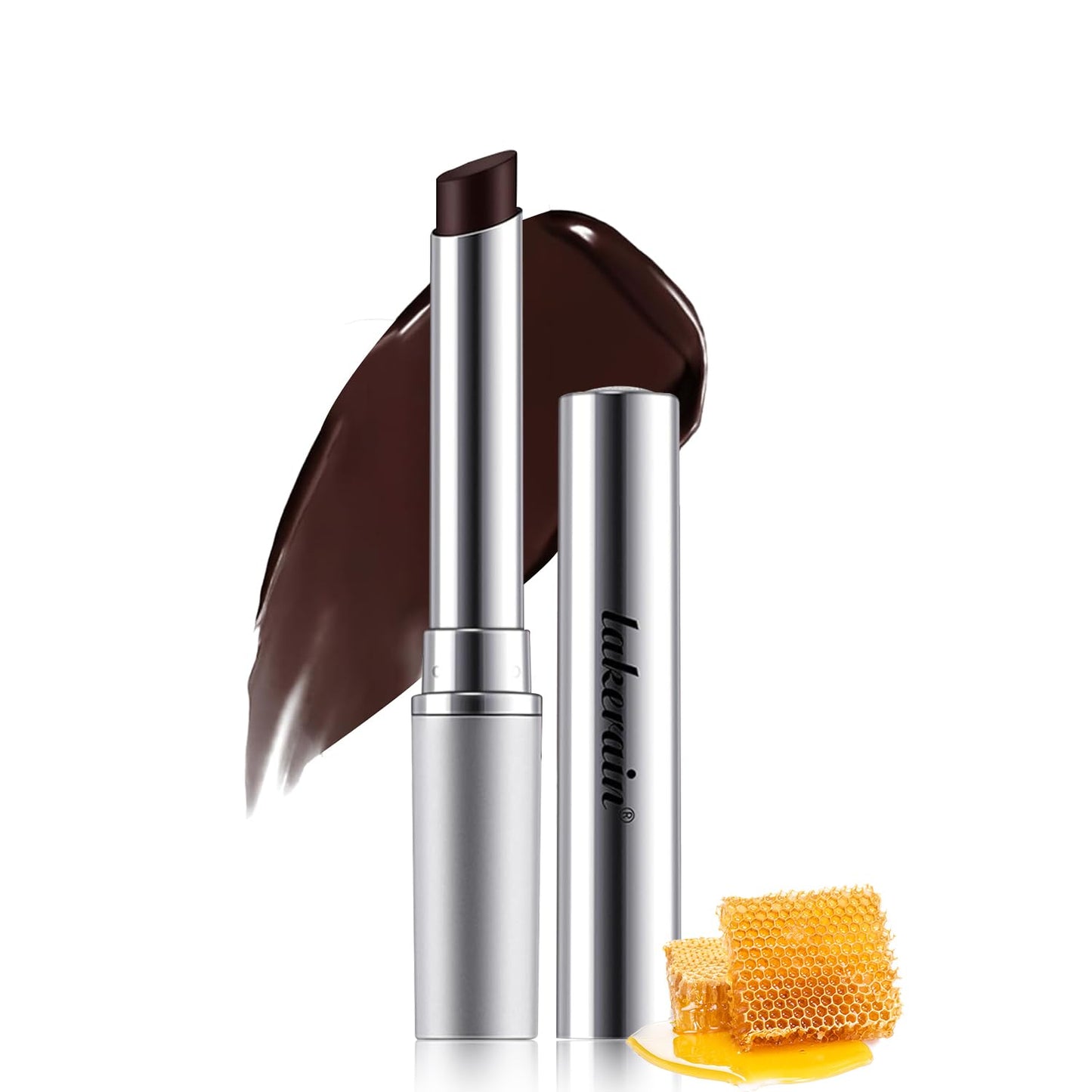 Honey Noir Lipstick - Deep Moisturizing Black Cherry Tint Lip Balm | Hydrating Lip Gloss for All Skin Tones