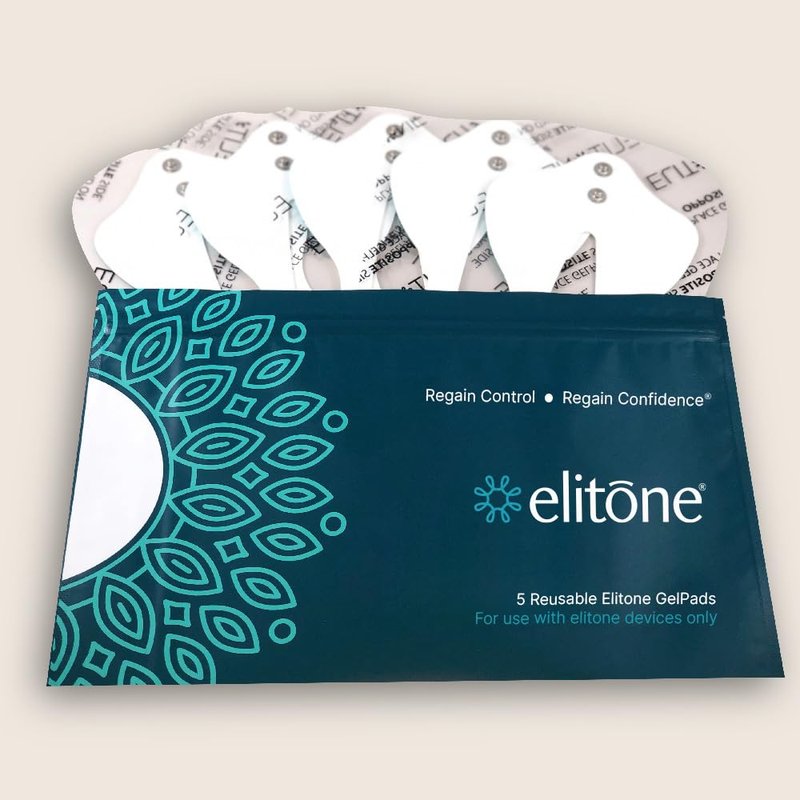 ELITONE GelPad 5-Pack (Replacement), Incontinence Bladder Leak Treatment