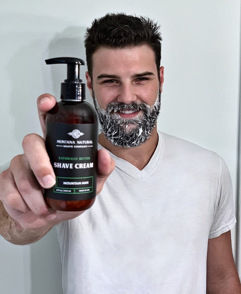 MNSC Bay Rum Naturally Better Pump Shave Cream - Smooth, Hypoallergenic, All-Natural, & Handcrafted in USA