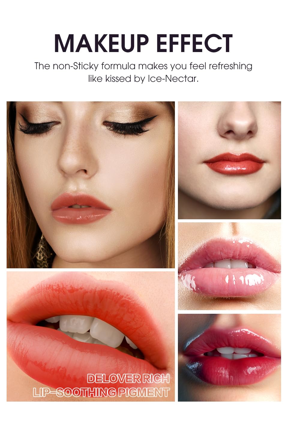 LANGMANNI Lip Gloss Collection - 12 Pcs Shiny Smooth Liquid Lip Stains | Rich Colors for Makeup Enthusiasts