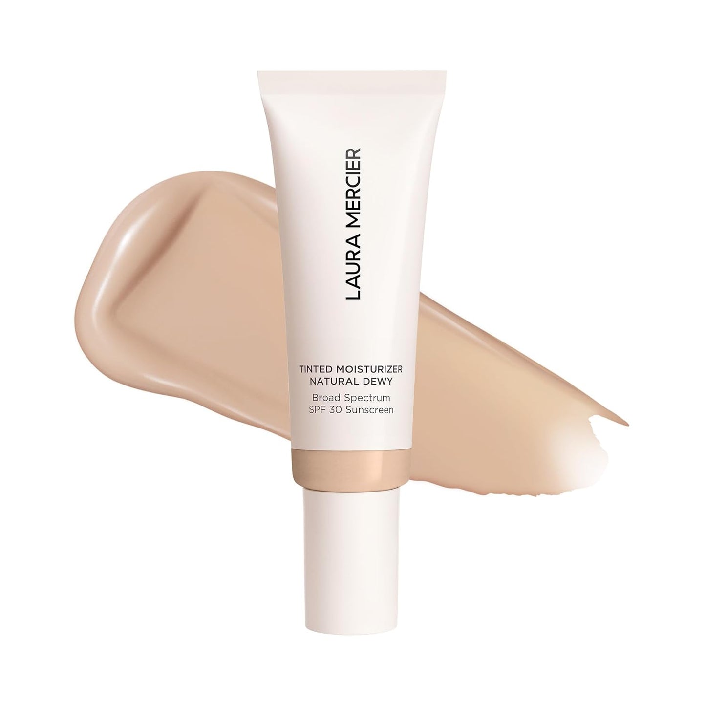 Laura Mercier Tinted Moisturizer - Natural Dewy SPF 30 | 24HR Hydration, Buildable Coverage, Sheer Finish