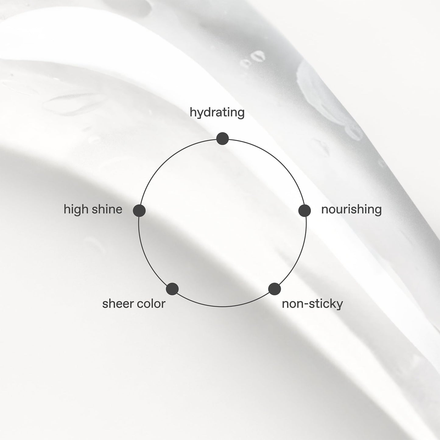 r.e.m. beauty by ariana grande | Essential Drip Glossy Balm in On Ice | High Shine Nourishing Balm | Hydrating Hyaluronic Acid | Smooth Glossy Finish