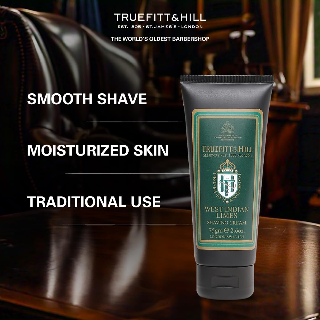 Truefitt & Hill West Indian Limes Shave Cream Tube 75gm