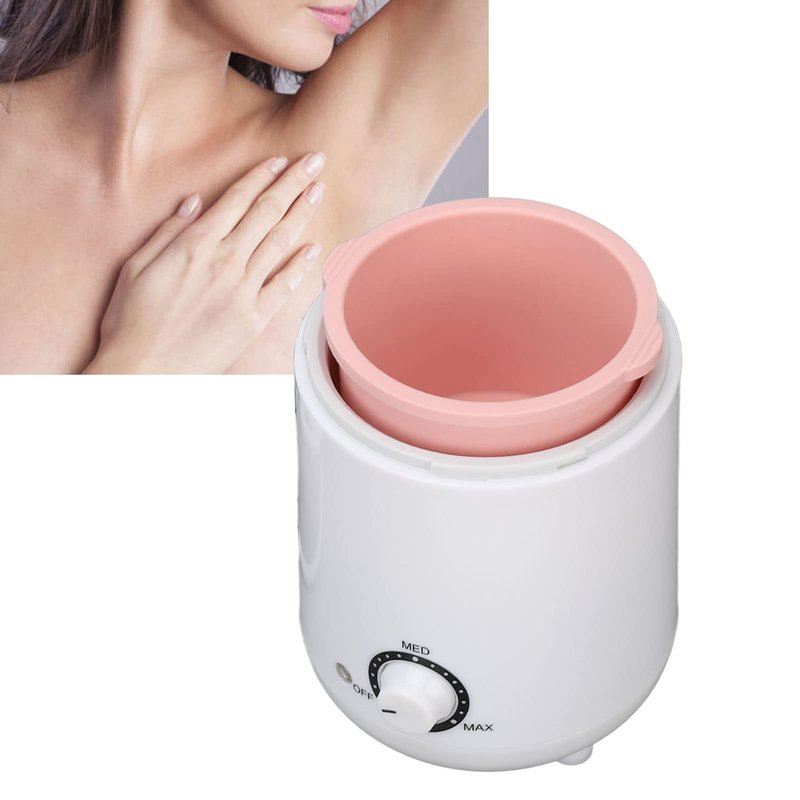 EIMSOAH Mini Waxing Kit Paraffin Wax Heater Machine Electric Wax Heater for Hand Hair Removal Silicone Inner Tank 250 Adjustable Wax Warmer