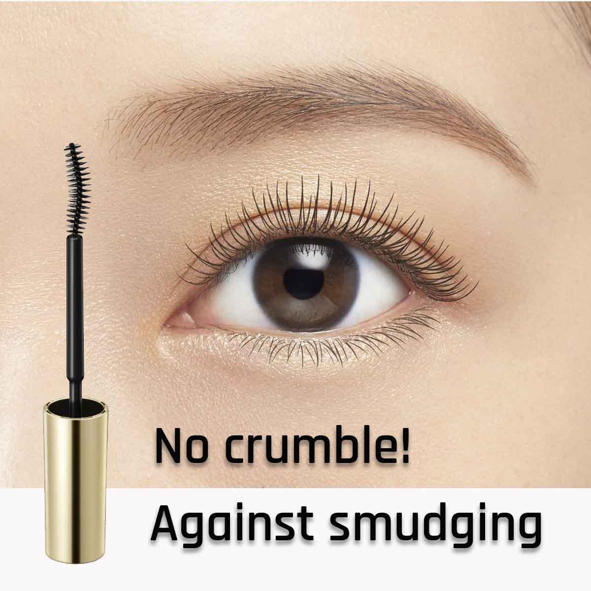 Heroine Make Long & Curl Mascara - Waterproof Black Formula with Volumizing & Curling Benefits | Includes Gentle Eye Makeup Remover
