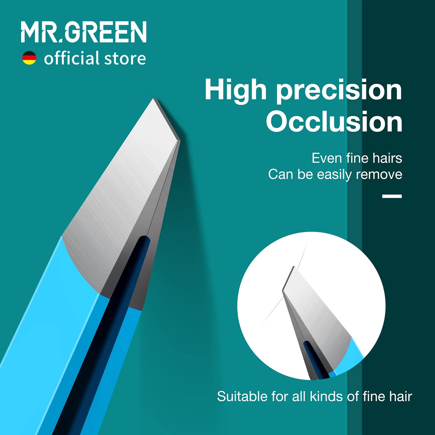 MR.GREEN Eyebrows Tweezers Colorful Beauty Fine Hairs Puller Makeup Tools Stainless Steel Slanted Eye Brow Clips Removal