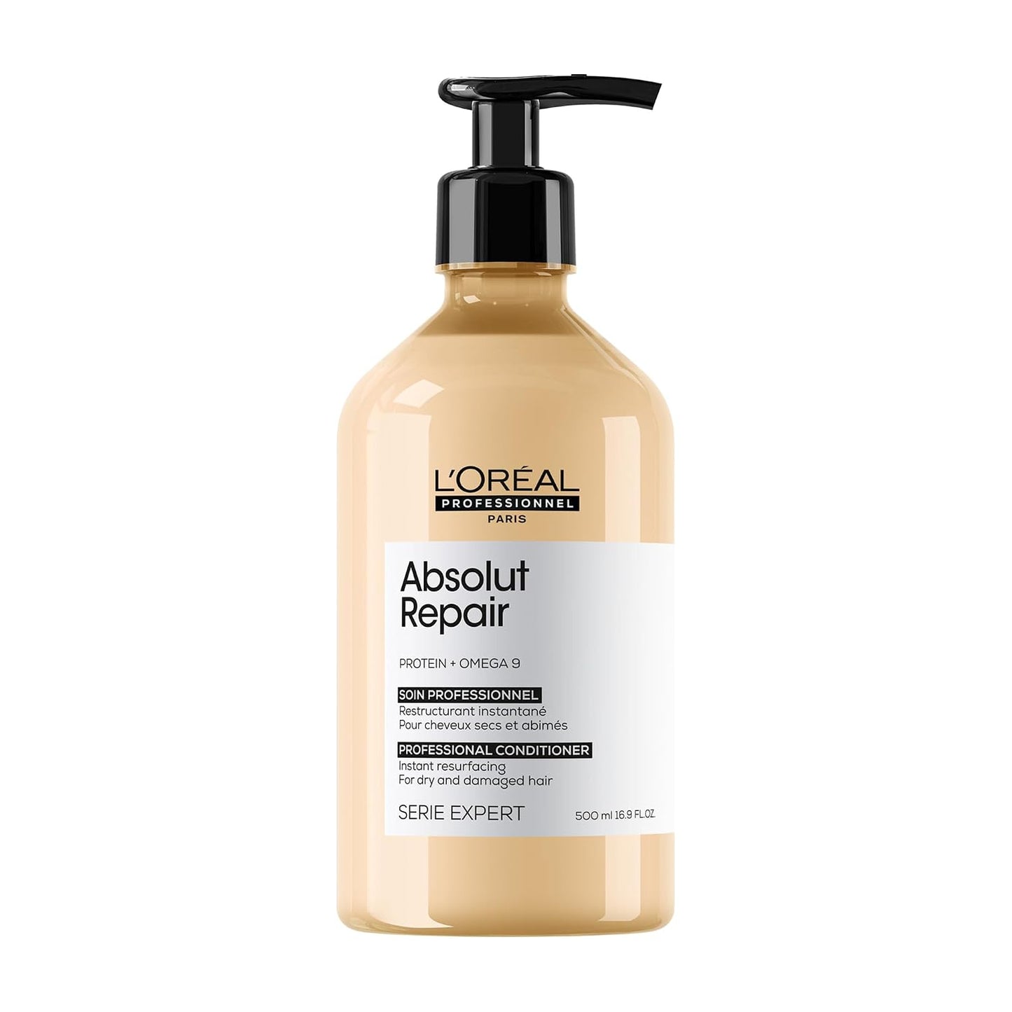 L'Oréal Professionnel Paris Absolut Repair Conditioner - Nourishing Protein Treatment for Dry, Damaged Hair | Repairs Damage & Adds Shine