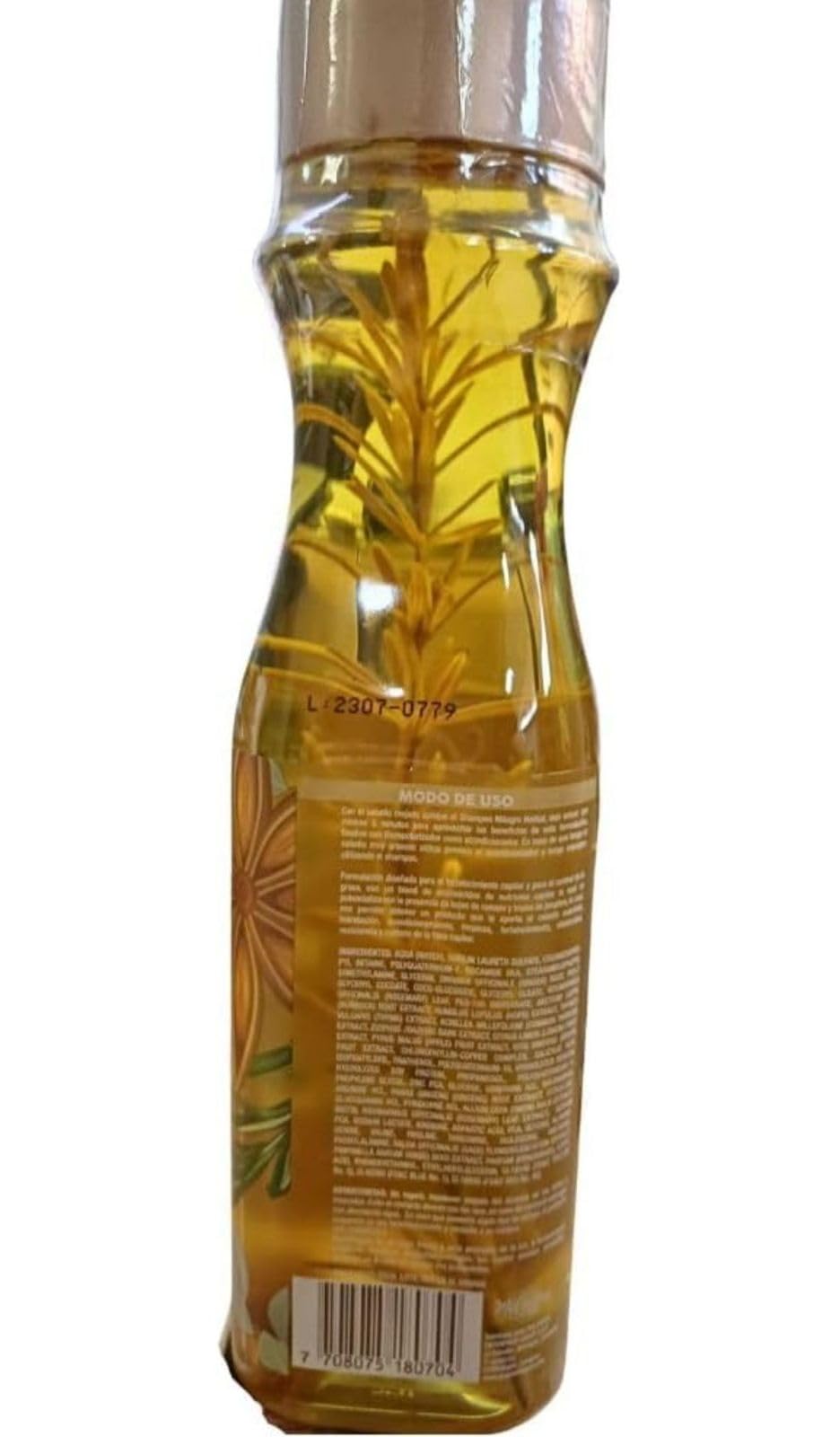 Herbal shampoo With 100% natural rosemary and Hair Tonic (2 pack) shampoo milagros herbal y tonico revitalizante capilar milagros herbal