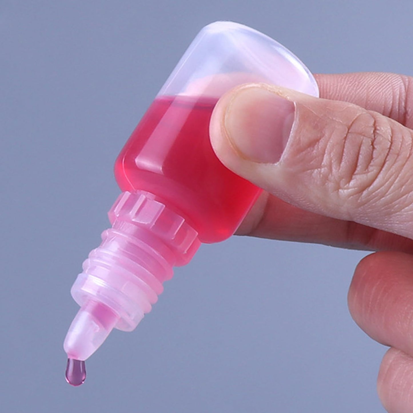 5ML Squeezable Dropper Bottles - 12PCS Refillable Eye Liquid Containers with Screw Cap | Portable White Plastic