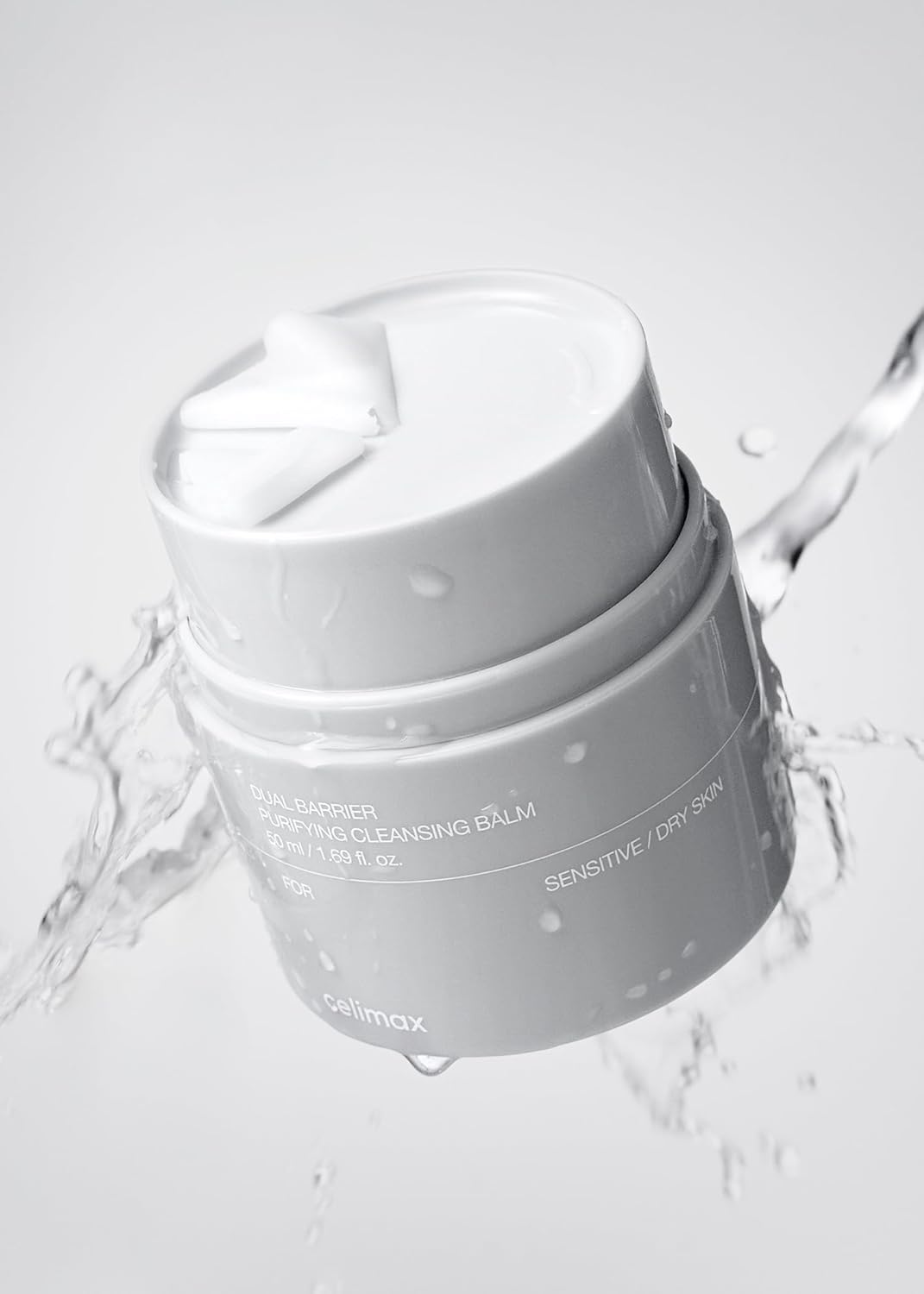 Celimax Dual Barrier Cleansing Balm Refill - Ceramide Makeup Remover, Pore Cleanser | 50ml x 2