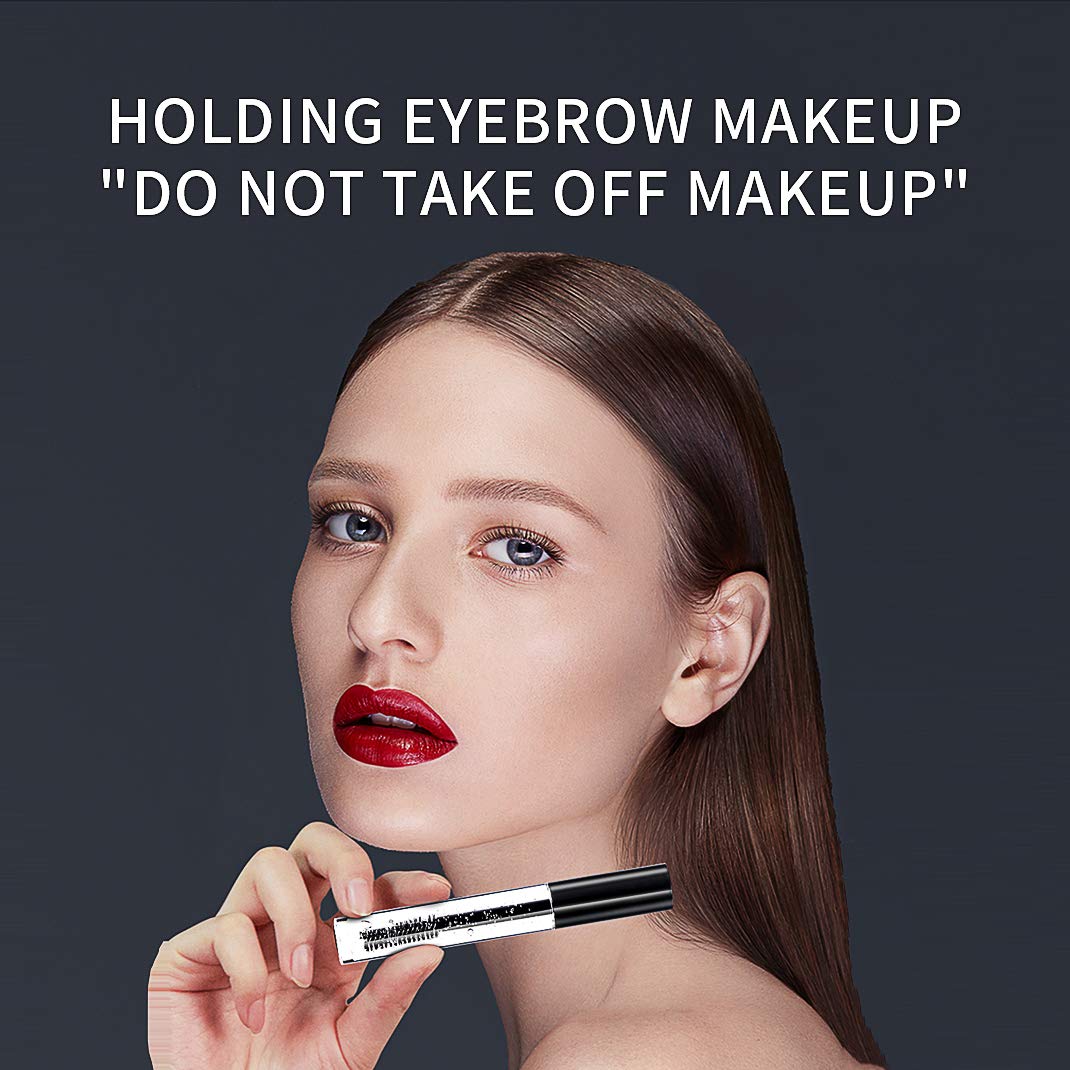 DAGEDA 2Pcs Clear Eyebrow Setting Gel, Waterproof Brow Fix Gel, Non-sticky