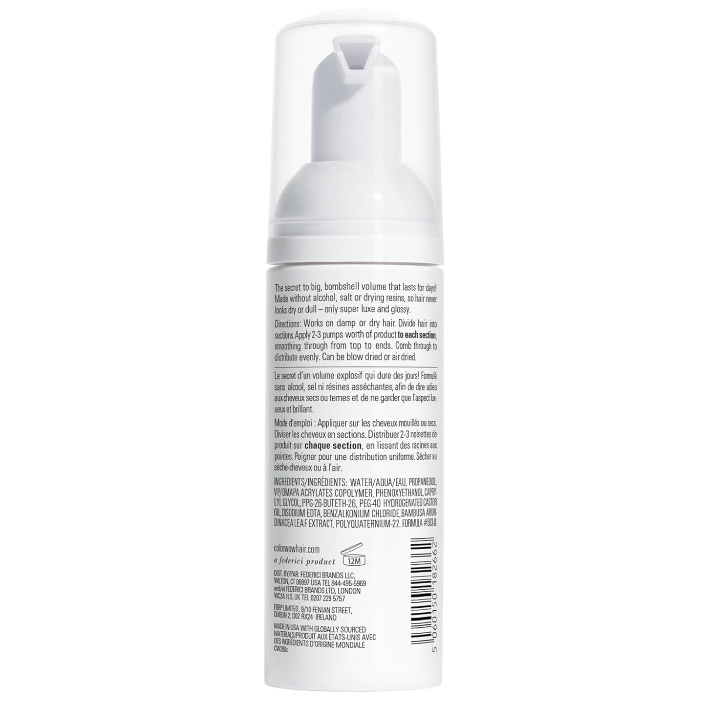 COLOR WOW Xtra Large Bombshell Volumizer - Alcohol-Free Formula for Lasting Volume & Thickness