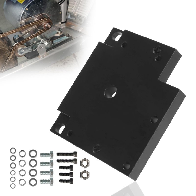 Foruly Upgraded Motor Adapter Plate for Razor MX350 / MX450 / Pocket Mod | Fits MY1020 48V 1000W Brush Motor | Black CNC Mounting Bracket Kit