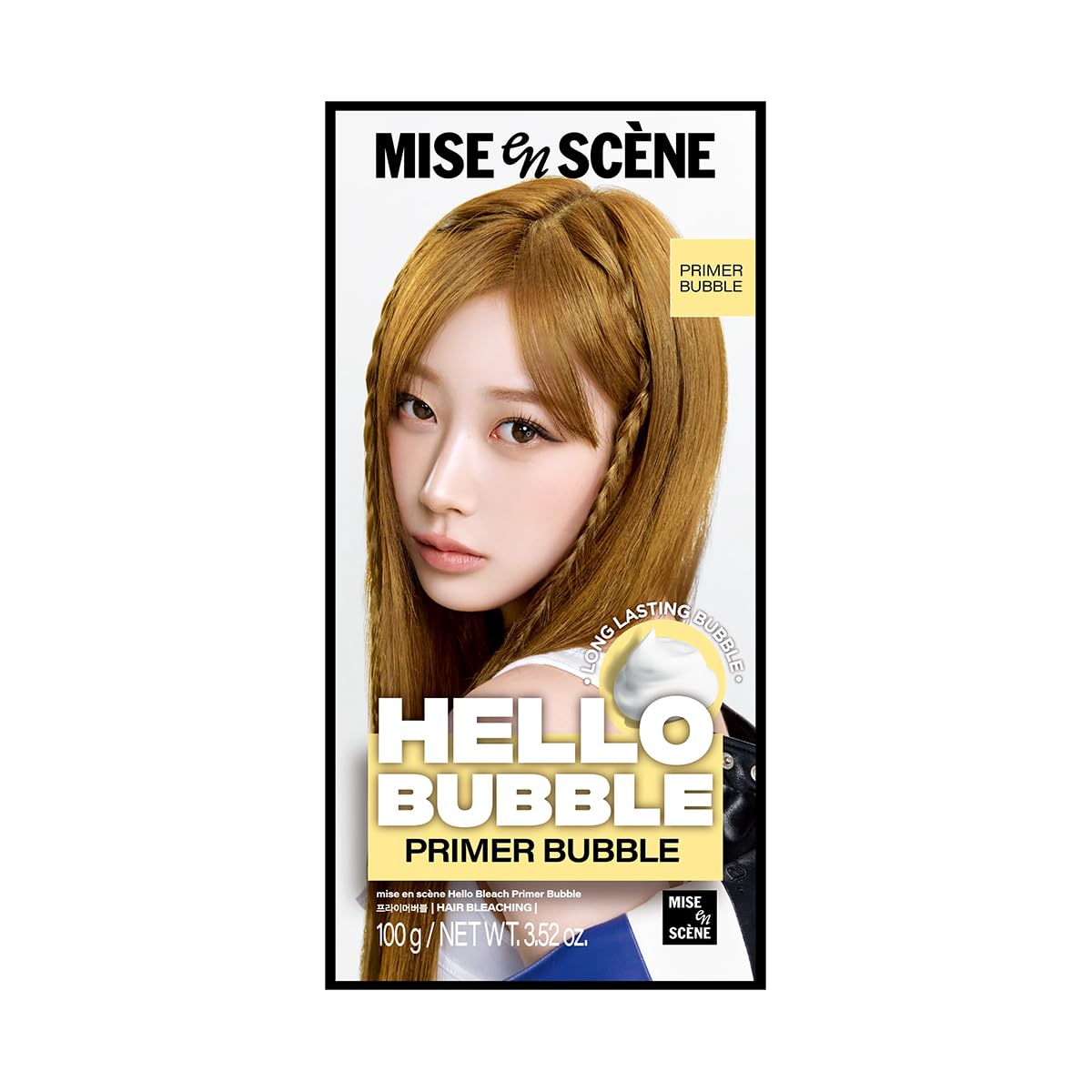 Hello Bubble Hair Color Dye Set - Ash Rose 7AR | Vibrant Korean Hair Color