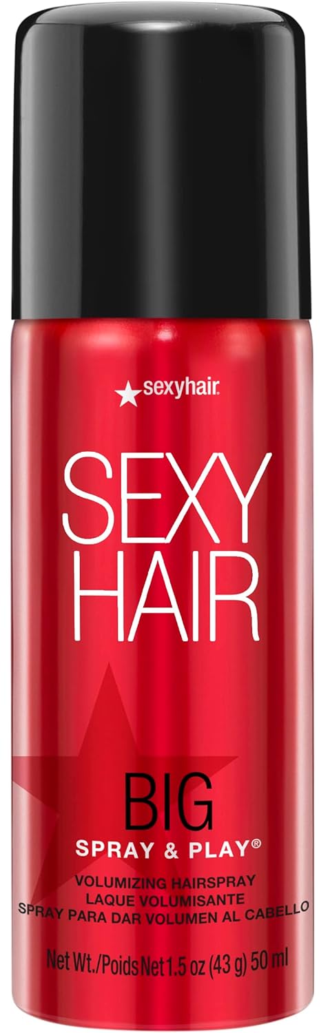 Big Spray & Play Volumizing Hairspray - Humidity Resistant Hold & Shine for All Hair Types | 10 oz