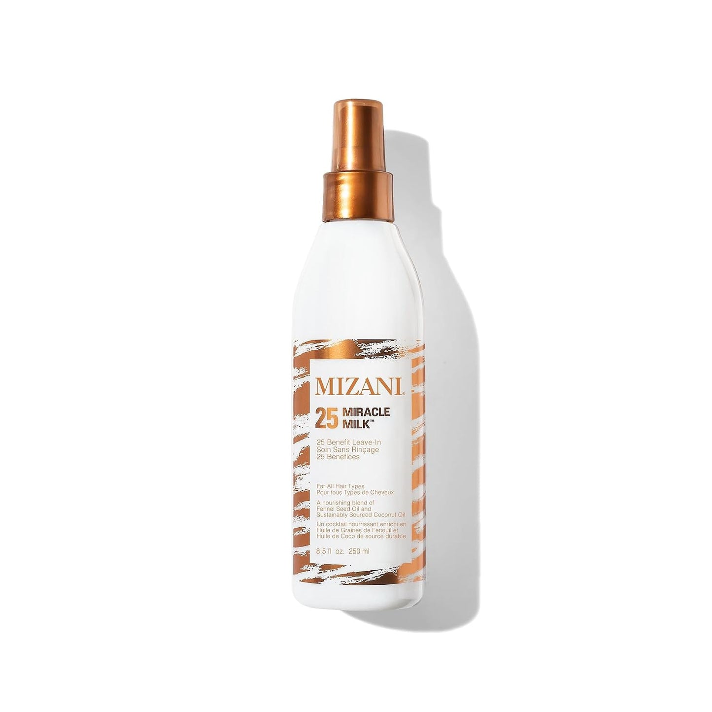 Mizani 25 Benefit Miracle Milk - Leave-In Conditioner for Curly Hair | Coconut Oil, Anti-Frizz, Paraben-Free