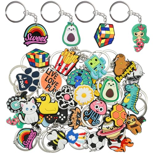 Cute Bulk Keychains - Random Accessories for Bags & Keys