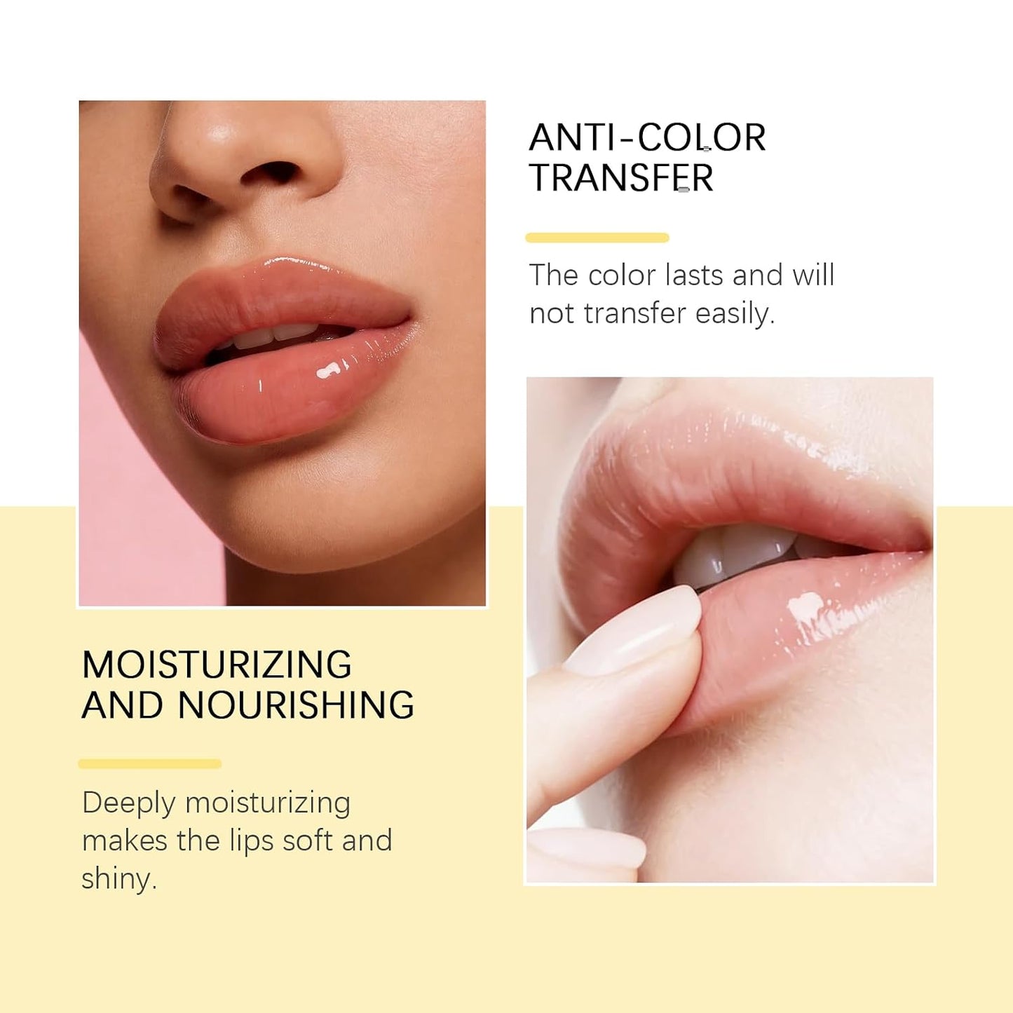 Color Changing Lipstick - PH Reactive Hydrating Formula for Fuller Lips | 24-Hour Lasting Wear (2PC)