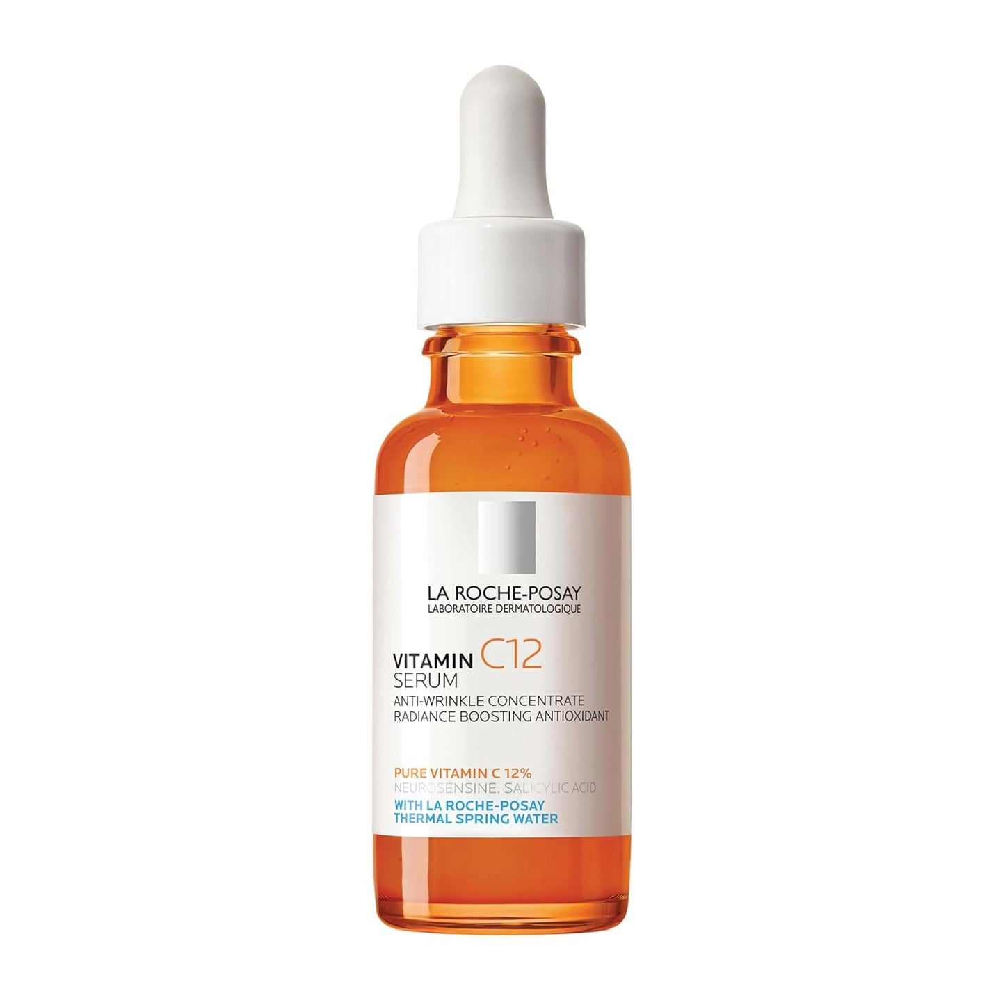 La Roche-Posay Vitamin C Serum - 12% Hydrating Face Serum with Hyaluronic & Salicylic Acid | Radiance Boost, 1 oz for Normal/Oily Skin