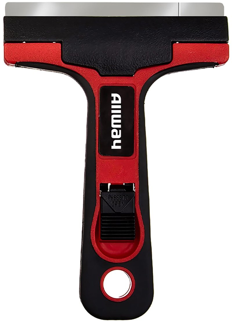 ALLWAY GTS Soft-Grip Glass & Tile Scraper, 4″