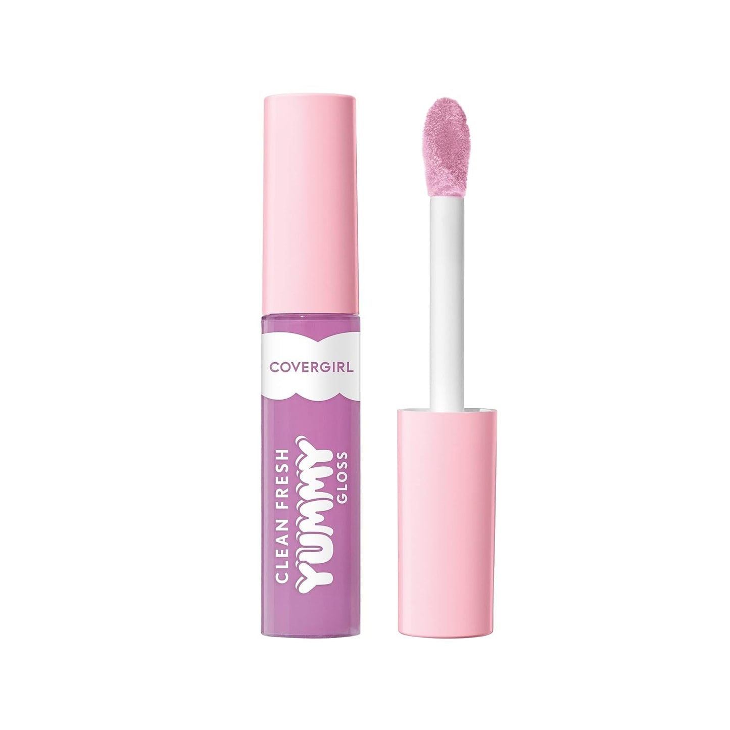 COVERGIRL Clean Fresh Lip Gloss - Sheer Vegan Formula in 150 Sugar Poppy | 0.33 fl oz Natural Scent