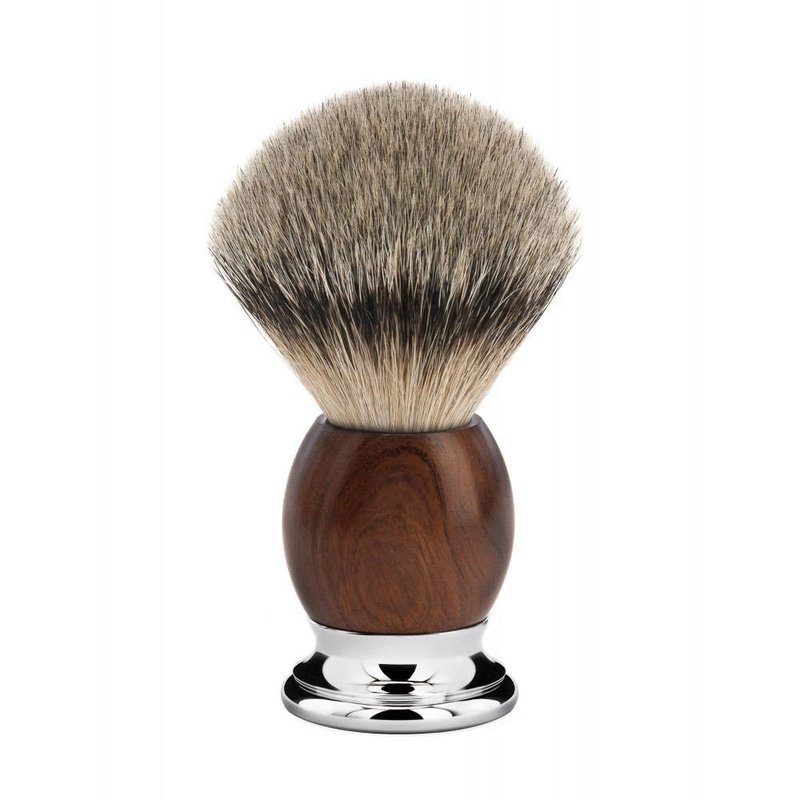 MÜHLE SOPHIST Ironwood Chrome Silvertip Badger Shaving Brush