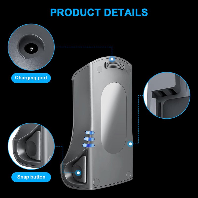 XSBT750 Battery XSBT700 Compatible with Shark IZ462H IZ482H IZ483H IZ463H IZ464H IZ492H Vertex Ultra/DuoClean PowerFins Lightweight IZ201 IZ251 IZ462HNP Cordless Vacuum Cleaners - 25.2V 3500mAh