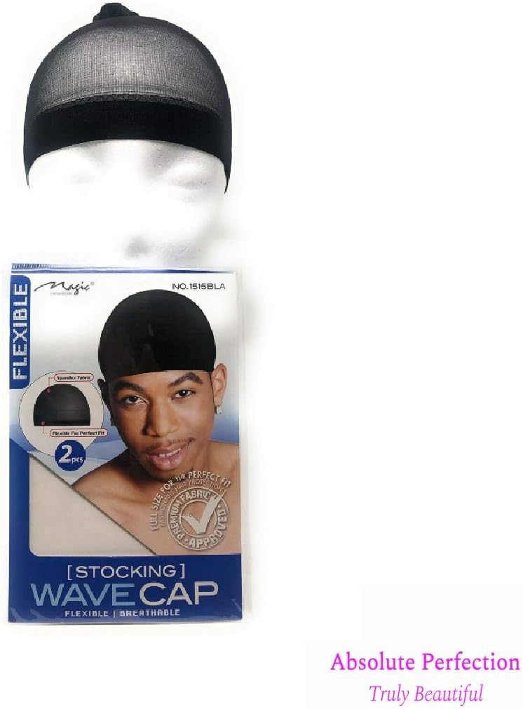 Stocking Wave Cap - Pack of 2 | Comfortable & Stylish Hair Accessories