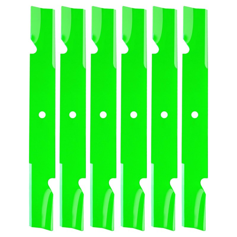 TENGMUJX 61 Inch Deck Mower Blades Fit for Ferris Scag Turf Tiger Bad Boy Outlaw Simplicity Zero Turn Mower Replaces OEM 038-6080-00 91-626 5101755 5101755s 5020842 48111 481708 6 Pack