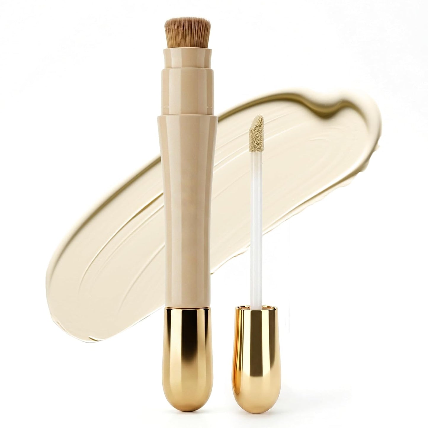 Under Eye Concealer - Full Coverage Waterproof Liquid Corrector for Dark Circles & Pimples | Natural Matte Finish, 0.23 fl oz