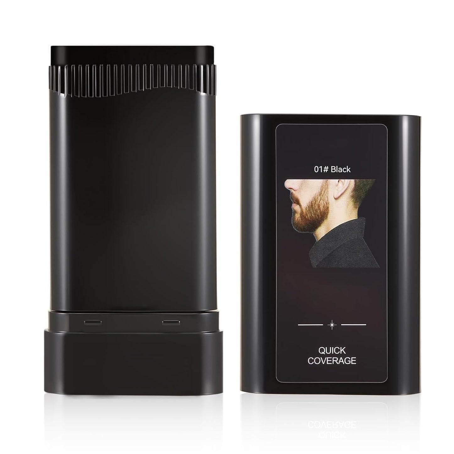 Beard Touch-Up Stick for Men | Instant Gray Hair Concealer with Built-In Comb for Seamless Blending
