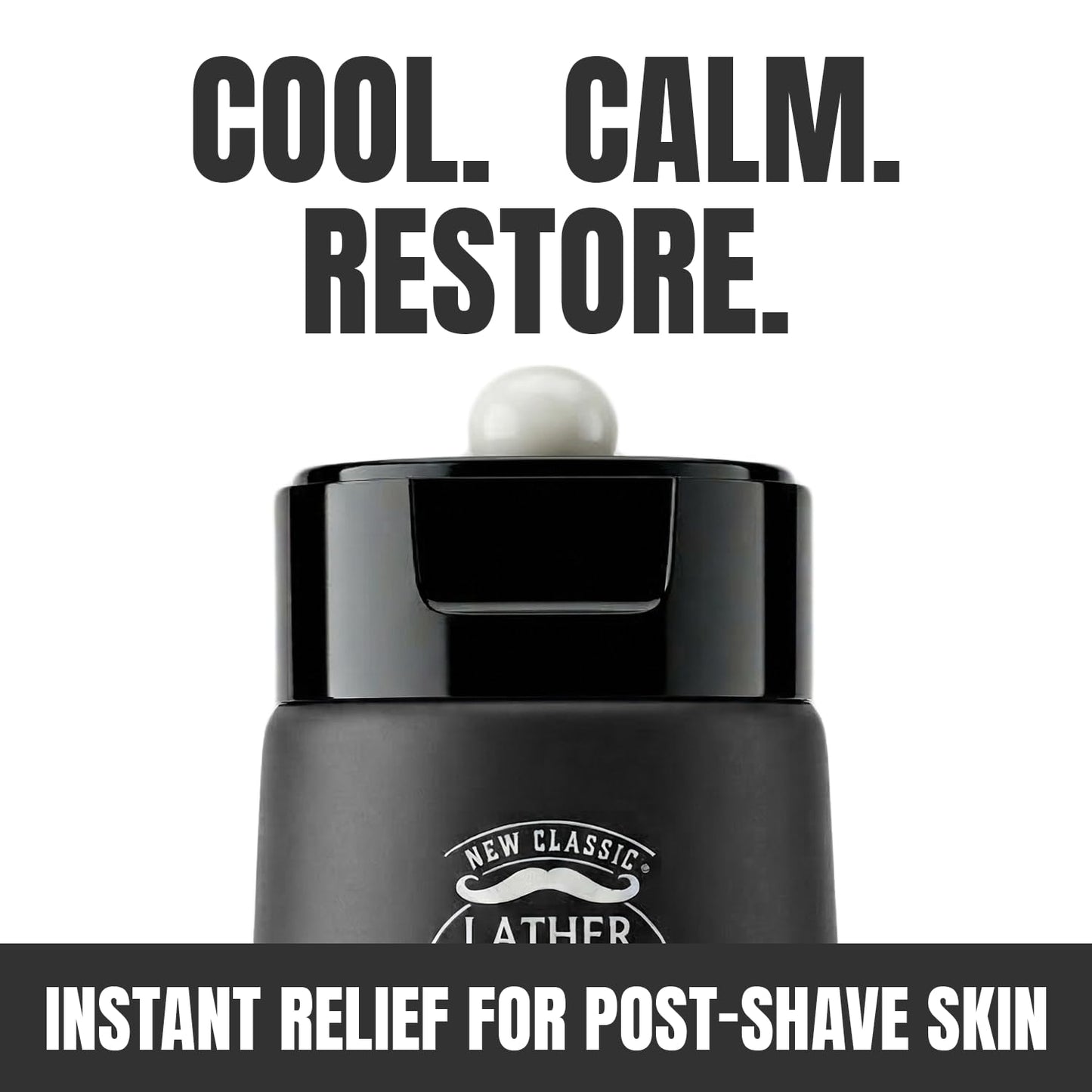 Lather & Wood Aftershave Balm - Aftershave Lotion for Men with a Classic Bay Rum Scent