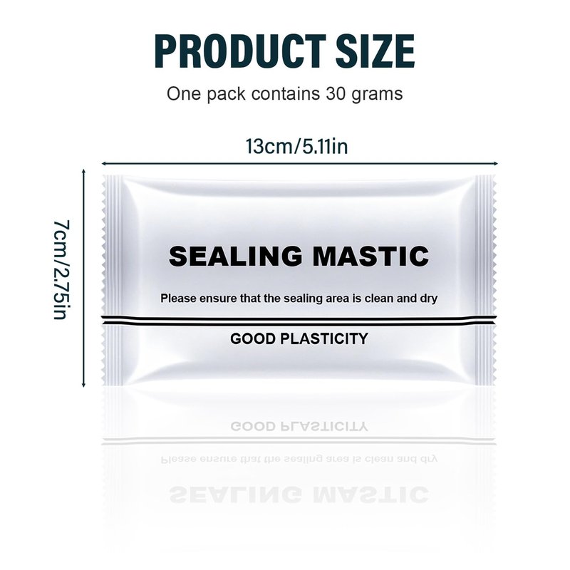 2026 Upgraded Repair Sealing Clay, Waterproof Sealant Mastic,Quick Mending Mud for Drain Connection, Wall Hole, Air Conditioning Hole Waterproof Seal Putty (8)