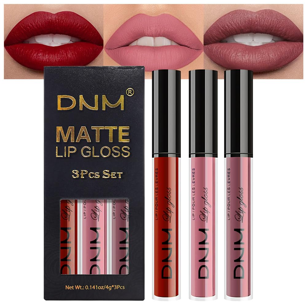 Medium Brown Beige Lip Liner & Matte Lipstick Set - Vegan, Long-Lasting, Waterproof | 2 Pcs