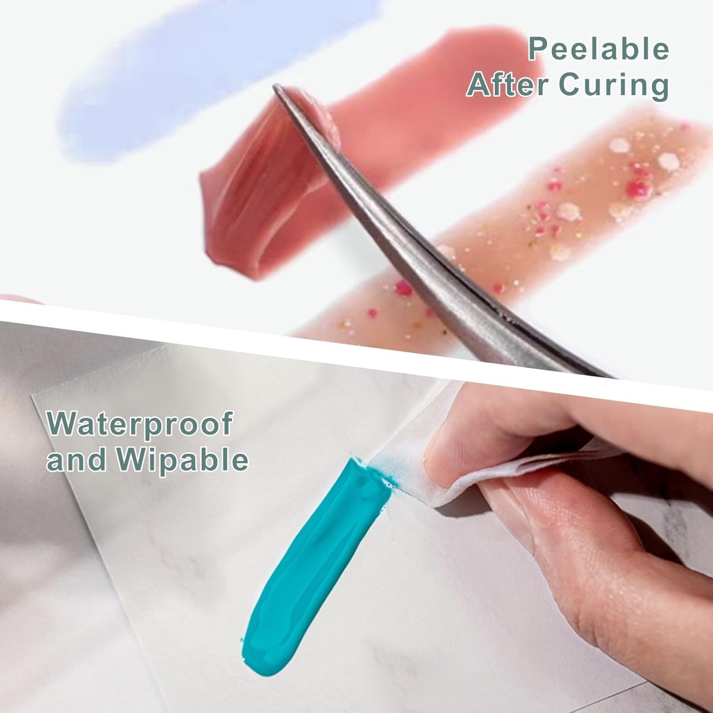 Disposable Nail Polish Mixing Papers - Portable Waterproof Art Palette for DIY Manicure | 150 Sheets in Three Sizes