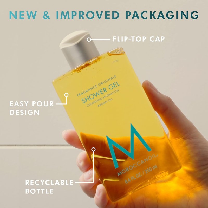 Moroccanoil Shower Gel - Hydrating Body Wash for Soft Skin | 16.9 Fl Oz