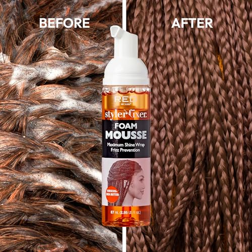 Red by Kiss Foaming Mousse - Travel Size, Frizz Control & Shine