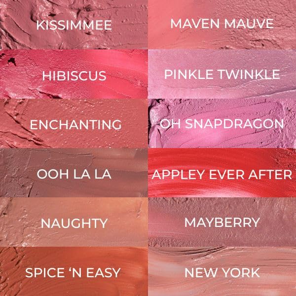 Red Apple Lipstick - Naughty Orangey-Brown Nude Organic Vegan Lipstick