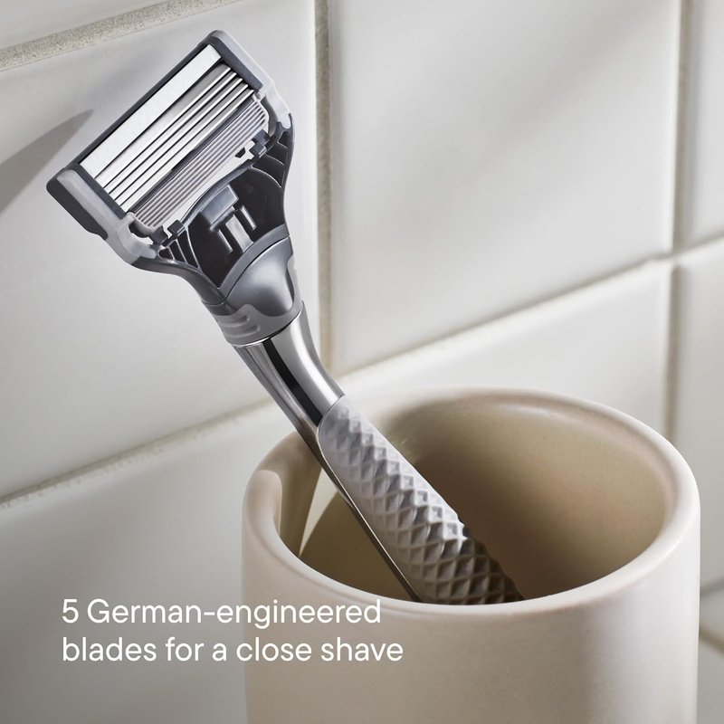 Harry's Original Razor Blades for Men - 10 Count - Premium Razor Blade Refill Cartridges - German Engineered
