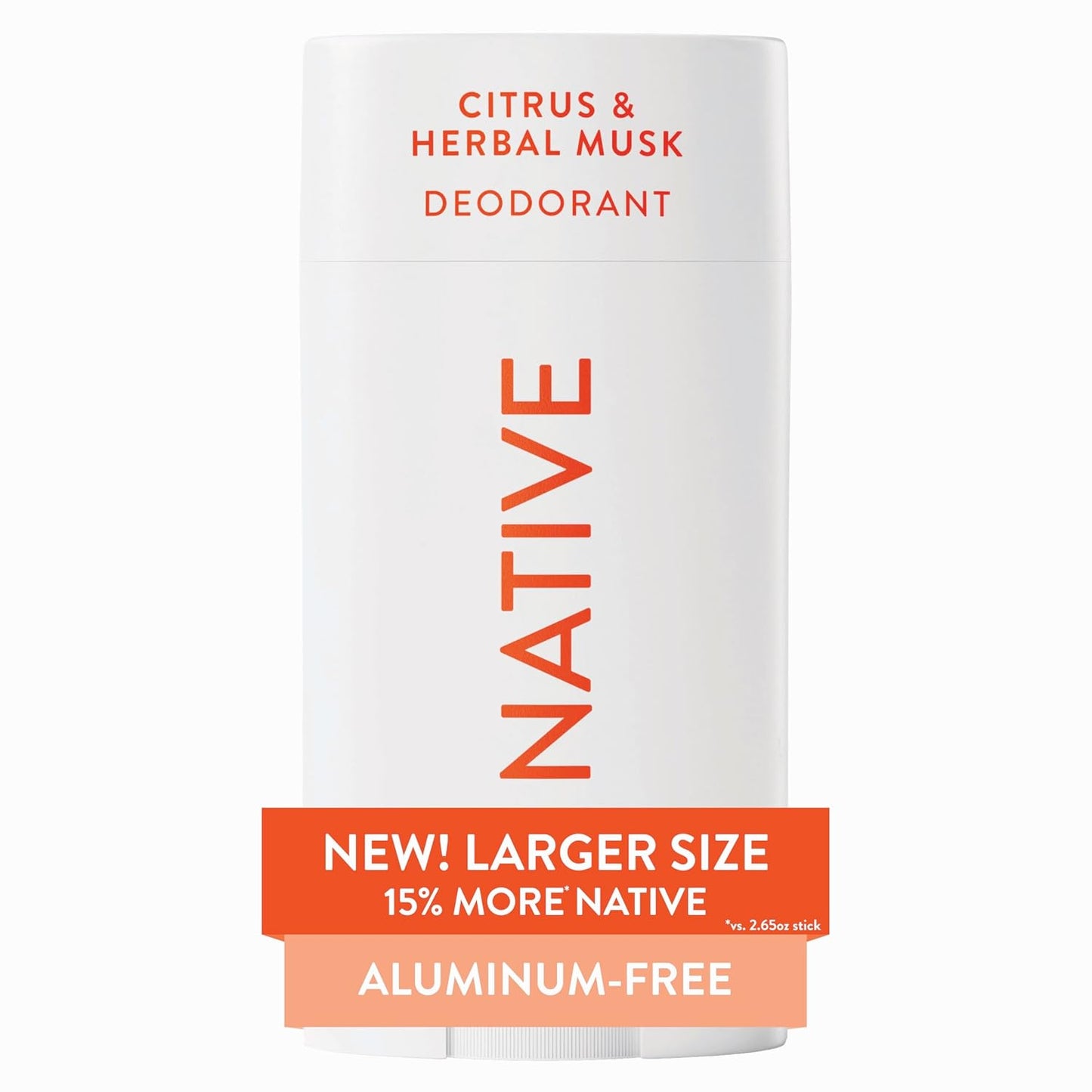 Aluminum-Free Deodorant Stick - Honey & White Oak | 72-Hour Odor Control, 3.1 oz for Men & Women