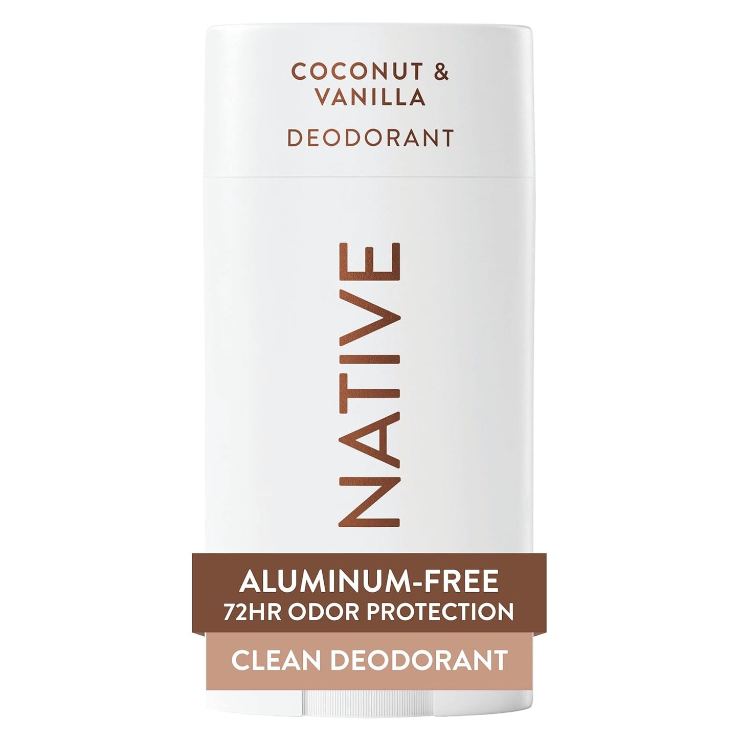 Native Deodorant - Aluminum-Free Lavender & Rose | 72-Hour Odor Control for Men & Women, 2.65oz