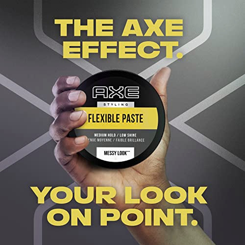 AXE Urban Messy Look Flexible Hair Paste for Men, Medium Hold, 2.64 oz (2 Pack)