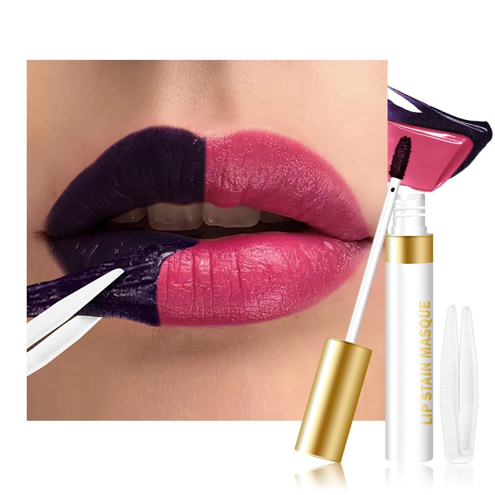 Peachy Rosee Peel Off Lip Stain Tints - Long Lasting Matte Lipstick | Waterproof, High Pigmented, 24-Hour Wear, 08