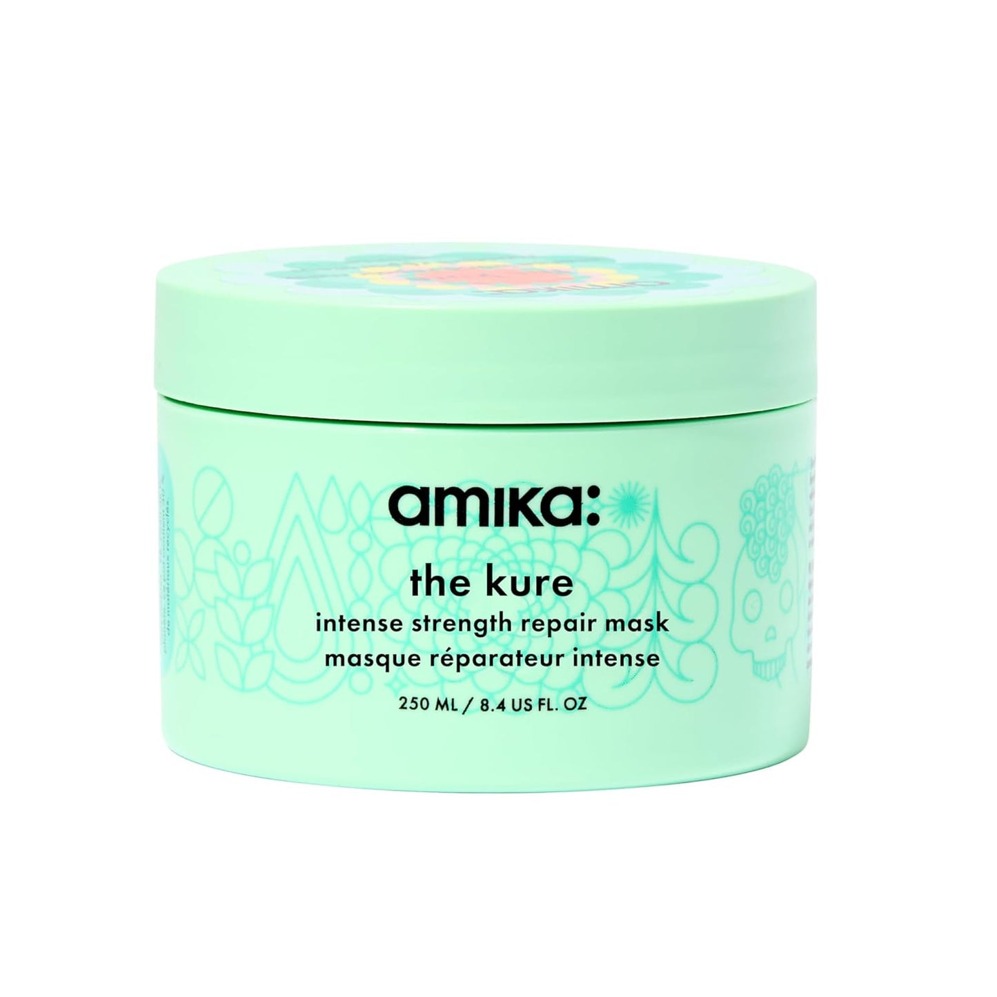 Amika The Kure Intense Strength Repair Mask - Deep Conditioning Treatment for Damaged Hair
