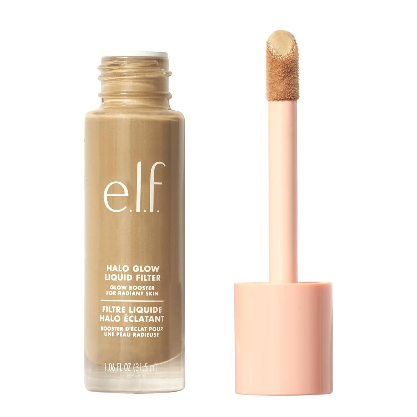 e.l.f. Halo Glow Liquid Filter - Complexion Booster with Hyaluronic Acid for Soft-Focus Glow | 00 Fair Shade