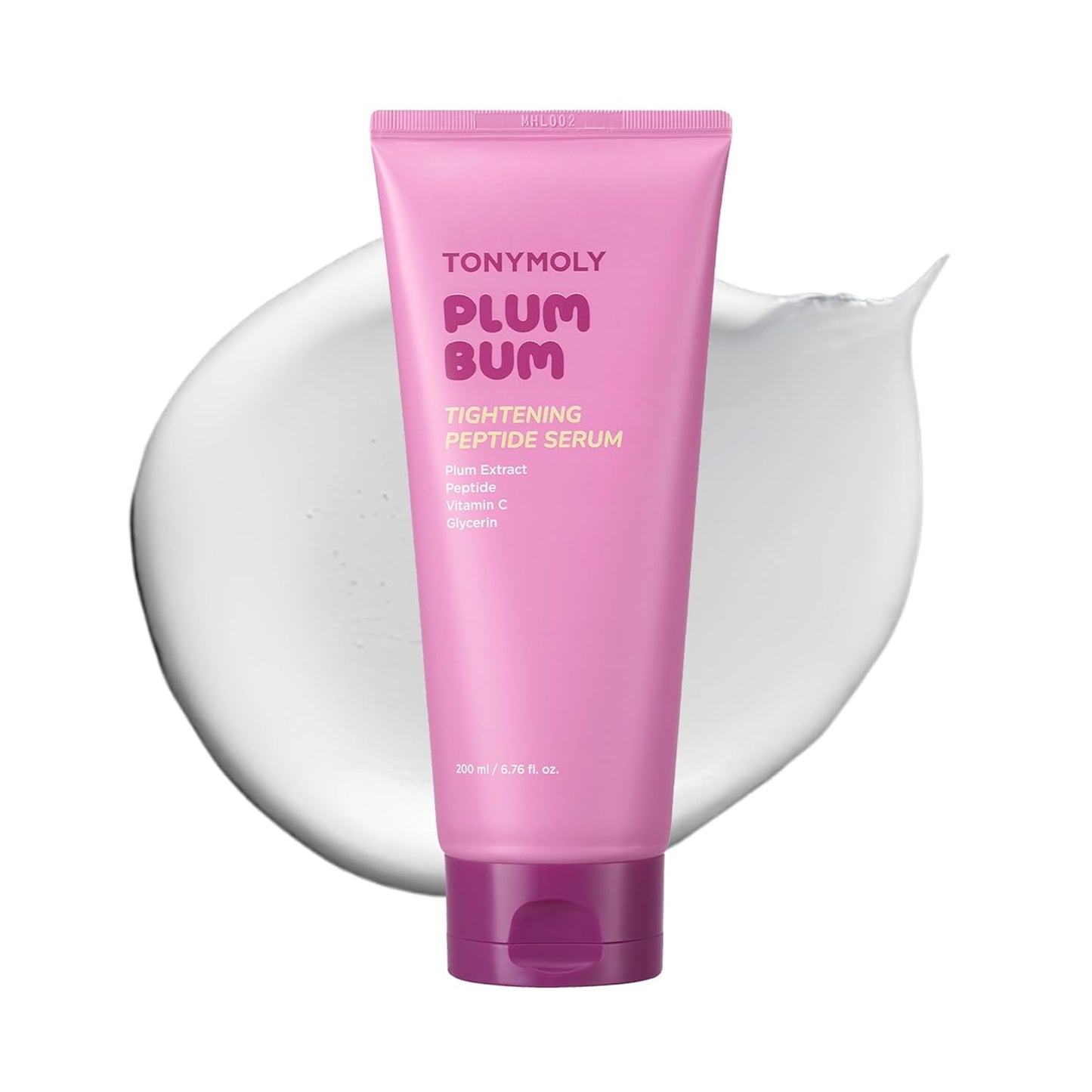 Plum Bum Tightening Peptide Serum - Firming & Hydrating Body Serum with Plum Extract, Vitamin C & Glycerin | 6.76 fl oz