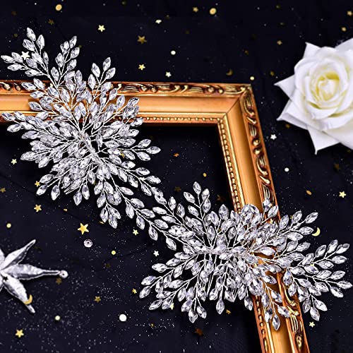 Bridal Rhinestone Hair Comb - Elegant Wedding Headpiece for Brides