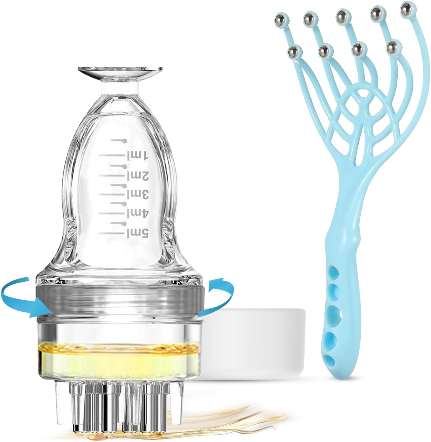 Minoxidil Applicator & Scalp Massager for Hair Growth - Precision Delivery & Deep Absorption | 3ML